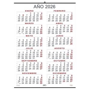 CALENDARIO ANUAL 2026 69X50CM | 8423647158637 | Librería Castillón - Comprar libros online Aragón, Barbastro