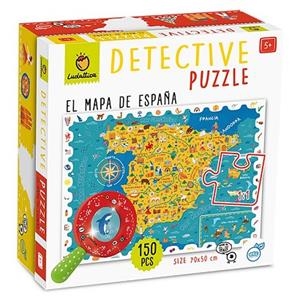 PUZZLE DETECTIVE: MAPA DE ESPAÑA | 8057158622181 | Librería Castillón - Comprar libros online Aragón, Barbastro