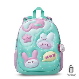 MOCHILA TOTTO BUNNY PUMP M MJ04BNP002-2526-3LVM | 7704682092362 | Librería Castillón - Comprar libros online Aragón, Barbastro