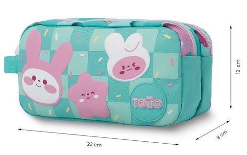 PORTATODO MULTIUSOS TOTTO 2 CREMALLERAS BUNNY PUMP 3LV | 7704682090344 | Librería Castillón - Comprar libros online Aragón, Barbastro