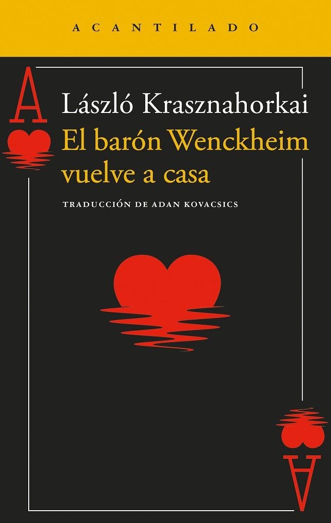 El barón Wenckheim vuelve a casa | 9788419958204 | Krasznahorkai, László | Librería Castillón - Comprar libros online Aragón, Barbastro