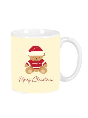 TAZA GRANDE OSITO BEIGE FELICES FIESTAS | 8412688609871 | Librería Castillón - Comprar libros online Aragón, Barbastro