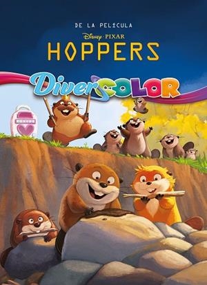 Hoppers. Divercolor | 9791387901226 | Disney | Librería Castillón - Comprar libros online Aragón, Barbastro