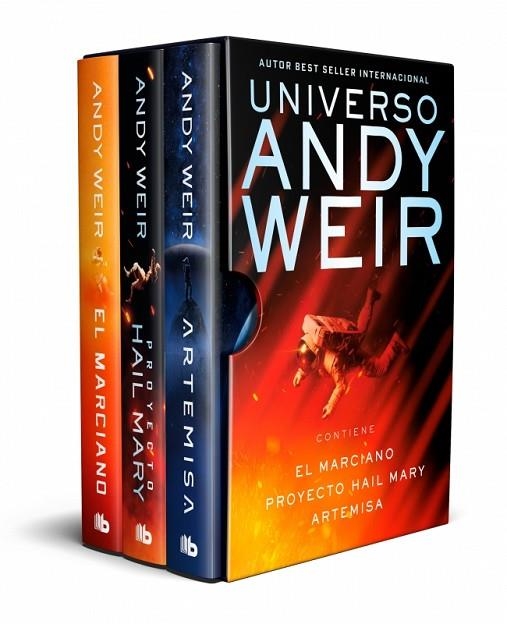 Universo Andy Weir (edición estuche con: El marciano | Proyecto Hail Mary | Artemisa) | 9791387652043 | Weir, Andy | Librería Castillón - Comprar libros online Aragón, Barbastro