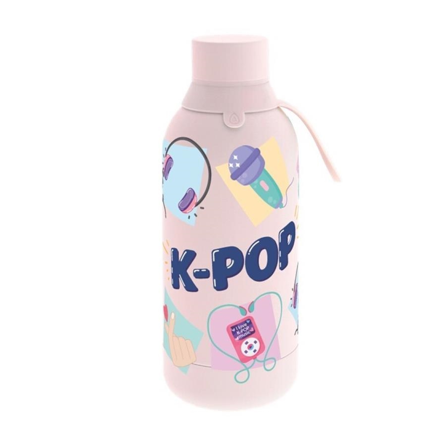 BOTELLA TÉRMICA  500ML - PINK K-POP | 8435458198283 | Librería Castillón - Comprar libros online Aragón, Barbastro