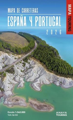 Mapa de Carreteras de España y Portugal 1:340.000, 2026 | 9788491589969 | Anaya Touring | Librería Castillón - Comprar libros online Aragón, Barbastro