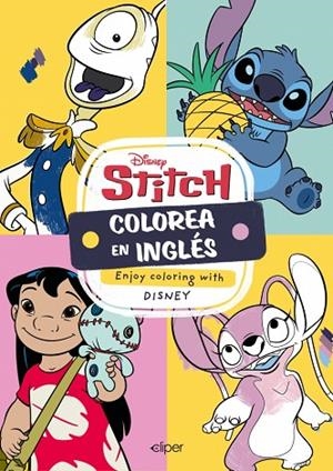 Colorea en inglés con Lilo & Stitch (Enjoy coloring with Disney) | 9788419487575 | Disney | Librería Castillón - Comprar libros online Aragón, Barbastro