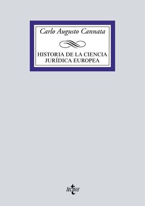 Historia de la ciencia jurídica europea | 9788430929269 | Cannata, Carlo Augusto | Librería Castillón - Comprar libros online Aragón, Barbastro