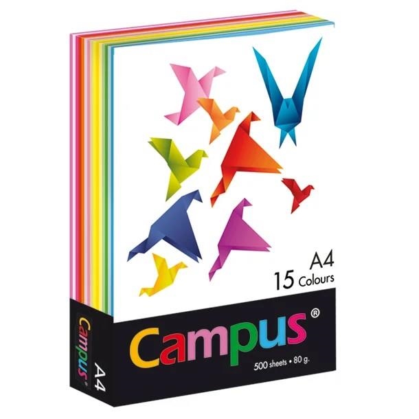 Papel A4 Campus Color 80g 500 Hojas 15 Colores | 8426307319850 | Librería Castillón - Comprar libros online Aragón, Barbastro