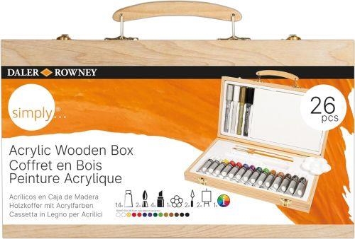 DAILER ROWNEY SIMPLY SET ACRÍLICO EN CAJA DE MADERA | 5011386137728 | Librería Castillón - Comprar libros online Aragón, Barbastro
