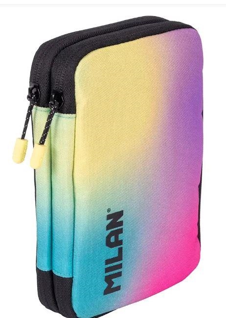 PLUMIER 2 PISOS CON CONTENIDO MILAN SUNSET NEGRO | 8411574116967 | Librería Castillón - Comprar libros online Aragón, Barbastro