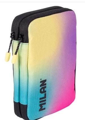 PLUMIER 2 PISOS CON CONTENIDO MILAN SUNSET NEGRO | 8411574116967 | Librería Castillón - Comprar libros online Aragón, Barbastro