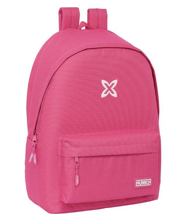 MOCHILA DOBLE PARA PORTATIL 15.6 + USB MUNICH FUCSIA | 8412688563562 | Librería Castillón - Comprar libros online Aragón, Barbastro
