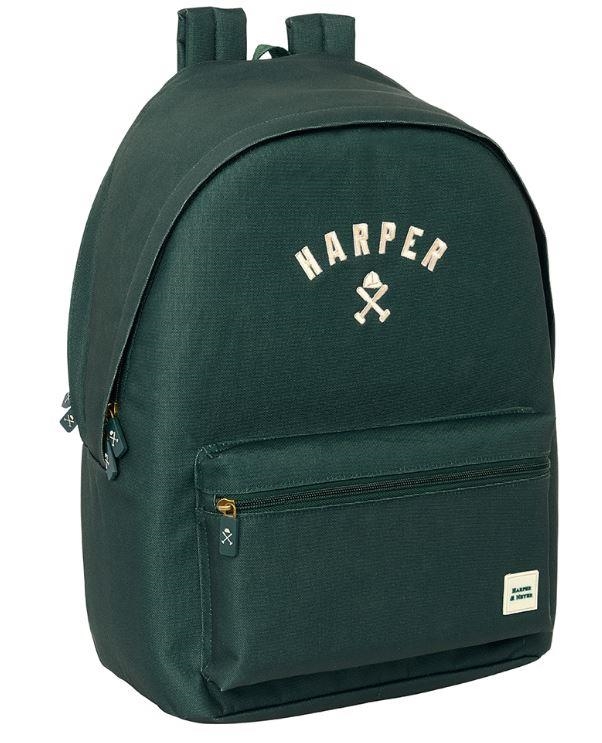 MOCHILA DOBLE PARA PORTATIL 15.6 + USB HARPER | 8412688587736 | Librería Castillón - Comprar libros online Aragón, Barbastro