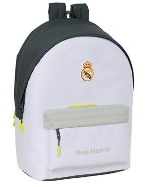 MOCHILA DOBLE PARA PORTATIL 15.6 + USB REAL MADRID | 8412688607693 | Librería Castillón - Comprar libros online Aragón, Barbastro