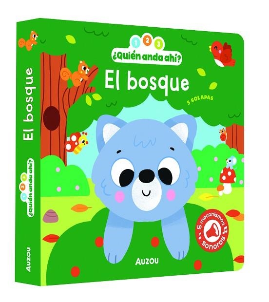 1, 2, 3, quién anda ahí. El bosque. Libro de sonidos | 9791039575881 | VAUTIER, Vanessa | Librería Castillón - Comprar libros online Aragón, Barbastro