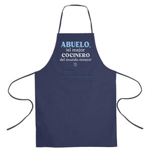 DELANTAL ABUELO EL MEJOR COCINERO DEL MUNDO ENTERO | 8435458202423 | Librería Castillón - Comprar libros online Aragón, Barbastro