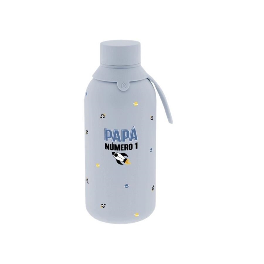 BOTELLA TERMICA 500 ML PAPÁ NÚMERO 1 | 8435458199242 | Librería Castillón - Comprar libros online Aragón, Barbastro