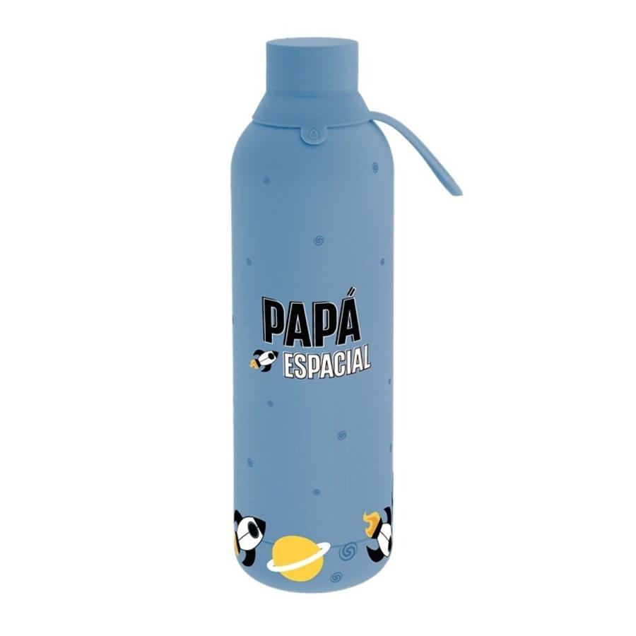 BOTELLA TERMICA 750 ML AZUL PETRÓLEO PAPÁ ESPACIAL | 8435458199259 | Librería Castillón - Comprar libros online Aragón, Barbastro