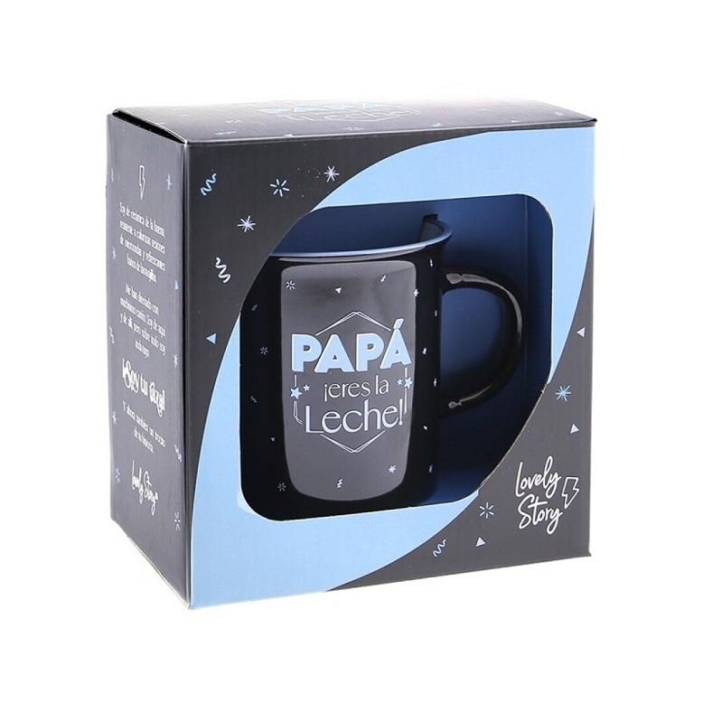 TAZA VINTAGE 400 ML PAPÁ ERES LA LECHE | 8435458006434 | Librería Castillón - Comprar libros online Aragón, Barbastro