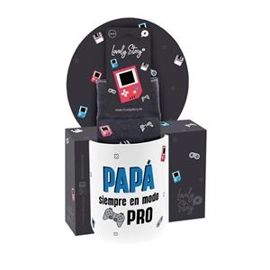 PACK TAZA Y CALCETINES TAZA PAPÁ SIEMPRE EN MODO PRO + CALCETINES PLAY MODE | 8435458199303 | Librería Castillón - Comprar libros online Aragón, Barbastro
