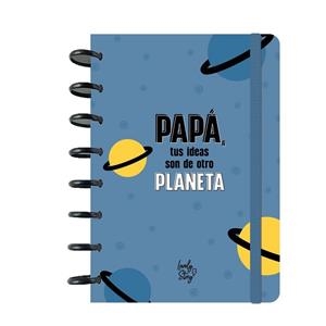CUADERNO SMART BOOK A5 100H CDL PAPÁ TUS IDEAS SON DE OTRO PLANETA | 8435458196104 | Librería Castillón - Comprar libros online Aragón, Barbastro