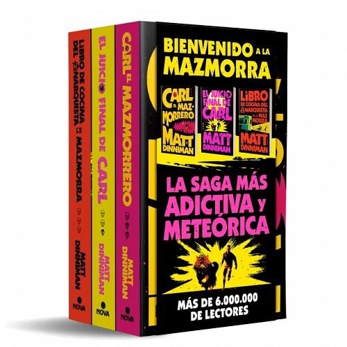 Pack Bienvenido a la mazmorra (Carl el Mazmorrero | El juicio final de Carl | El libro de cocina del anarquista) (Carl el Mazmorrero) | 9788410466524 | Dinniman, Matt | Librería Castillón - Comprar libros online Aragón, Barbastro