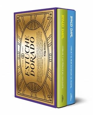 Estuche dorado de Willy Wonka (contiene: Charlie y la fábrica de chocolate y Charlie y el gran ascensor de cristal) | 9791387741891 | Dahl, Roald | Librería Castillón - Comprar libros online Aragón, Barbastro