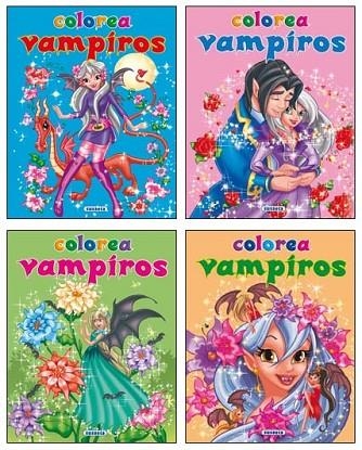 Colorea vampiros (4 títulos) | 9788467702071 | Susaeta, Equipo | Librería Castillón - Comprar libros online Aragón, Barbastro