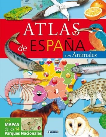 Atlas de España con animales | 9788411964500 | Susaeta, Equipo | Librería Castillón - Comprar libros online Aragón, Barbastro
