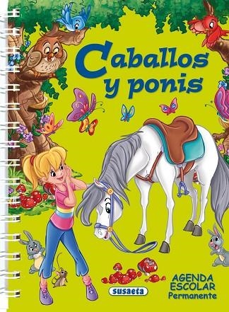 Agenda escolar permanente - Caballos y ponis | 9788467707526 | Susaeta, Equipo | Librería Castillón - Comprar libros online Aragón, Barbastro