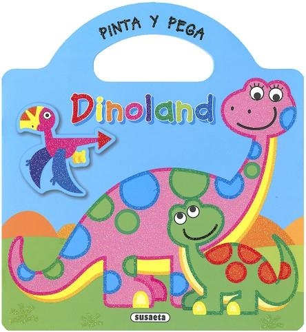 Pinta y pega - Dinoland 1 | 9788467782127 | Busquets, Jordi | Librería Castillón - Comprar libros online Aragón, Barbastro