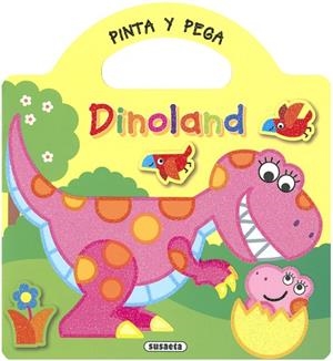 Pinta y pega - Dinoland 4 | 9788467782158 | Busquets, Jordi | Librería Castillón - Comprar libros online Aragón, Barbastro