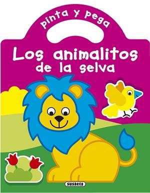 Pinta y pega los animalitos de la selva | 9788467780857 | Susaeta, Equipo | Librería Castillón - Comprar libros online Aragón, Barbastro