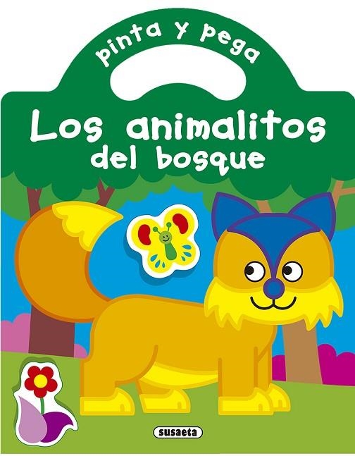 Pinta y pega los animalitos del bosque | 9788467780864 | Susaeta, Equipo | Librería Castillón - Comprar libros online Aragón, Barbastro