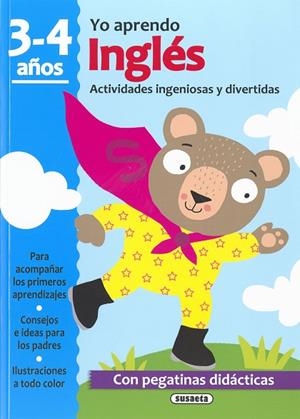 Inglés 3-4 años | 9788411964036 | Susaeta, Equipo | Librería Castillón - Comprar libros online Aragón, Barbastro