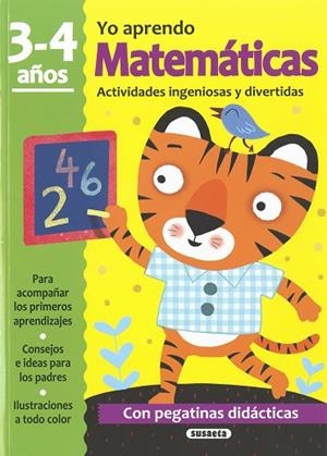 Matemática 3-4 años | 9788411964050 | Susaeta, Equipo | Librería Castillón - Comprar libros online Aragón, Barbastro