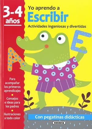 Escritura 3-4 años | 9788411964074 | Susaeta, Equipo | Librería Castillón - Comprar libros online Aragón, Barbastro