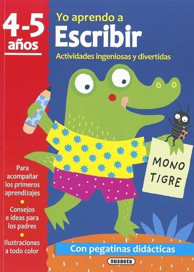 Escritura 4-5 años | 9788411964081 | Susaeta, Equipo | Librería Castillón - Comprar libros online Aragón, Barbastro
