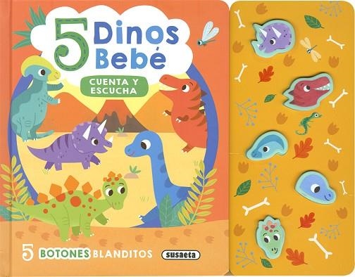 5 Dinos bebé | 9788411968829 | Susaeta Ediciones | Librería Castillón - Comprar libros online Aragón, Barbastro