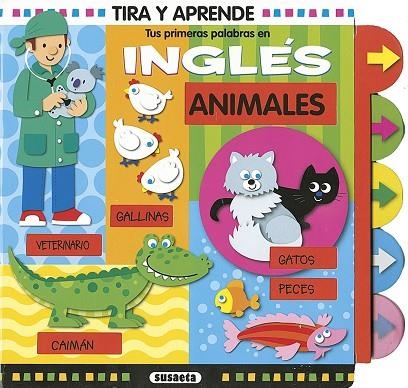 Tus primeras palabras en inglés. Animales | 9788411964005 | Busquets, Jordi | Librería Castillón - Comprar libros online Aragón, Barbastro