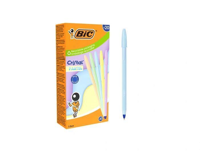 BIC CRISTAL TINTA AZUL 1 mm- 5 COLORES SURTIDOS PASTE | 3086124135405 | Librería Castillón - Comprar libros online Aragón, Barbastro