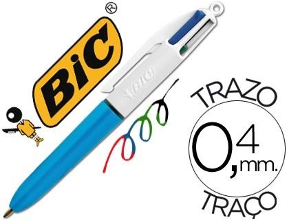 BOLIGRAFO BIC 4 COLORES RAINBOW | 3086123776272 | Librería Castillón - Comprar libros online Aragón, Barbastro