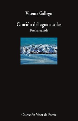 Canción del agua a solas | 9791387745967 | Gallego, Vicente | Librería Castillón - Comprar libros online Aragón, Barbastro