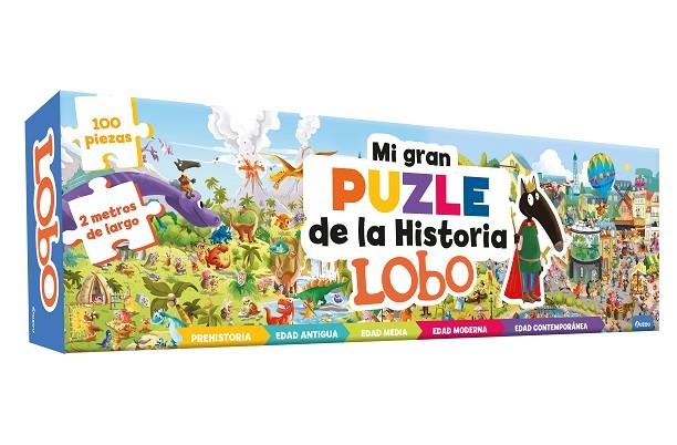 Mi gran puzle de la historia. Lobo | 9791039559584 | Auzou | Librería Castillón - Comprar libros online Aragón, Barbastro