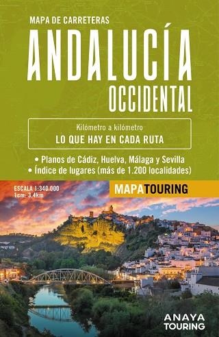 Mapa de carreteras de Andalucía occidental 1:340.000 | 9788491588580 | Anaya Touring | Librería Castillón - Comprar libros online Aragón, Barbastro