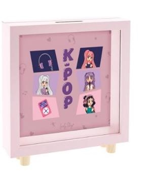 HUCHA MADERA CUADRADA ROSA K-POP | 8435458198191 | Librería Castillón - Comprar libros online Aragón, Barbastro