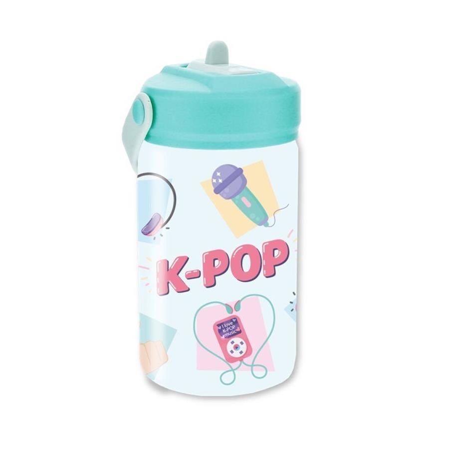 BOTELLA TRITAN 350ML CON ADAPTADOR INFANTIL COLORES SURTIDOS K-POP | 8435458198214 | Librería Castillón - Comprar libros online Aragón, Barbastro