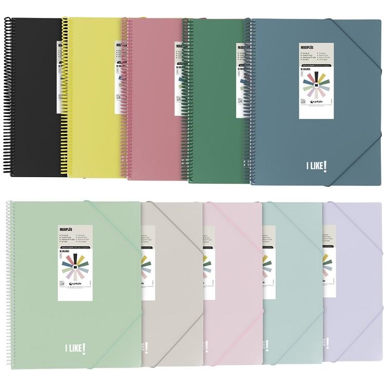 CARPETA FUNDAS MAXIPLAS 50F LIKE3 SURTIDO | 9999900016277 | Librería Castillón - Comprar libros online Aragón, Barbastro