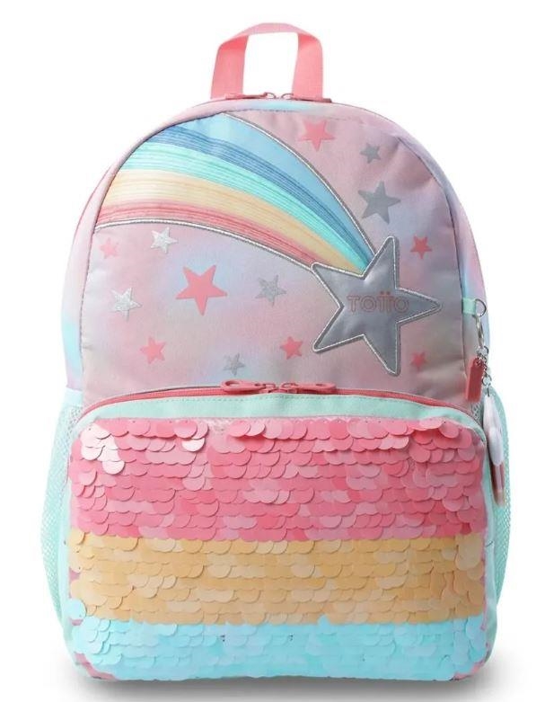 MOCHILA TOTTO 1KF RAINBOW STAR M | 7704682092911 | Librería Castillón - Comprar libros online Aragón, Barbastro
